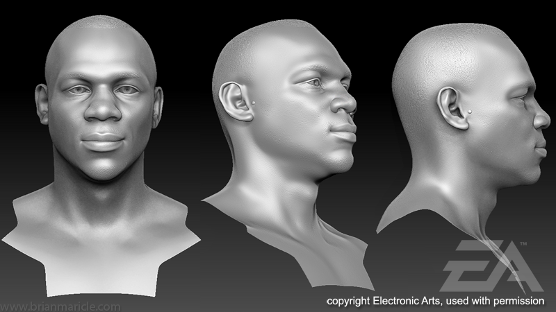 Chuck Hayes Head Sculpt